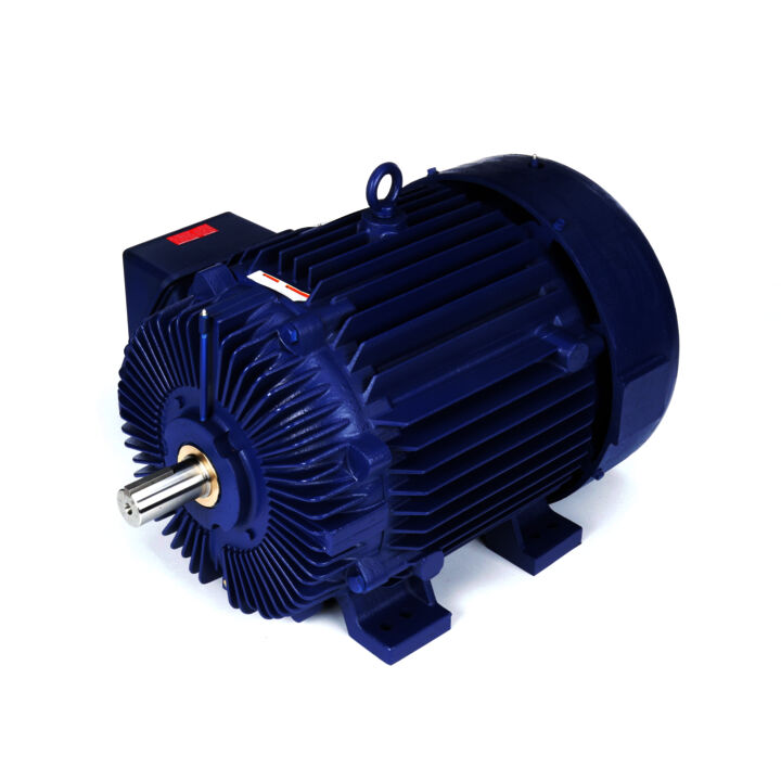 Severe Duty Motor, 100 HP, 3 Ph, 60 Hz, 460 V, 3600 RPM, 405TS Frame, TEFC
