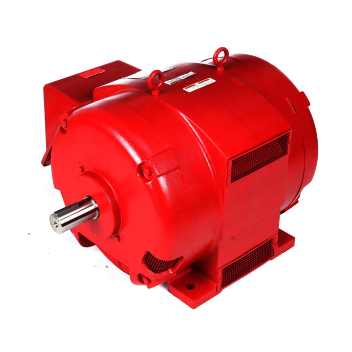 Fire Pump Motor, 125 & 100 HP, 3 Ph, 60 & 50 Hz, 230/460 & 190/380 V, 1800 & 1500 RPM, 405TS Frame, DP