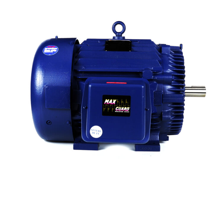 Severe Duty Motor, 100 HP, 3 Ph, 60 Hz, 460 V, 3600 RPM, 405TS Frame, TEFC