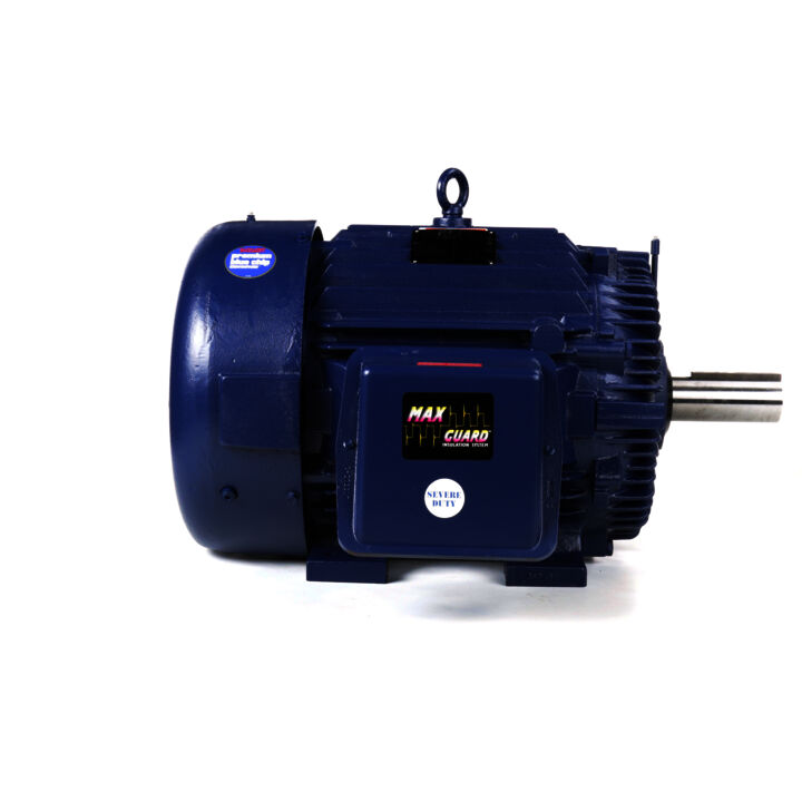 Severe Duty Motor, 75 HP, 3 Ph, 60 Hz, 460 V, 1200 RPM, 405T Frame, TEFC