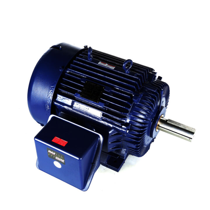 Severe Duty Motor, 125 HP, 3 Ph, 60 Hz, 460 V, 1800 RPM, 444T Frame, TEFC