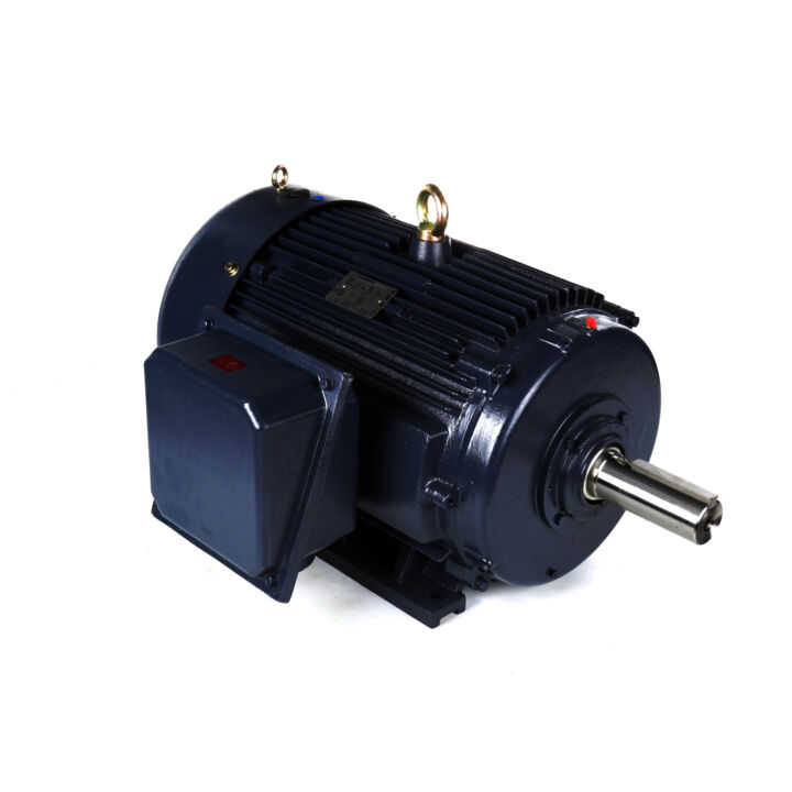 Crusher Duty Motor, 100 & 75 HP, 3 Ph, 60 & 50 Hz, 230/460 & 190/380 V, 1800 & 1500 RPM, 405T Frame, TEFC