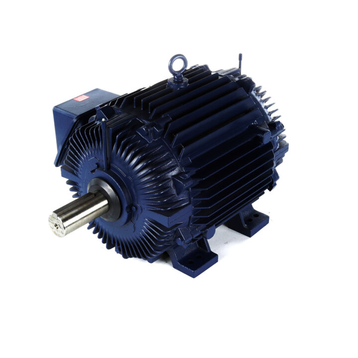 Severe Duty Motor, 100 & 75 HP, 3 Ph, 60 & 50 Hz, 230/460 & 190/380 V, 1800 & 1500 RPM, 405TV Frame, TEAO