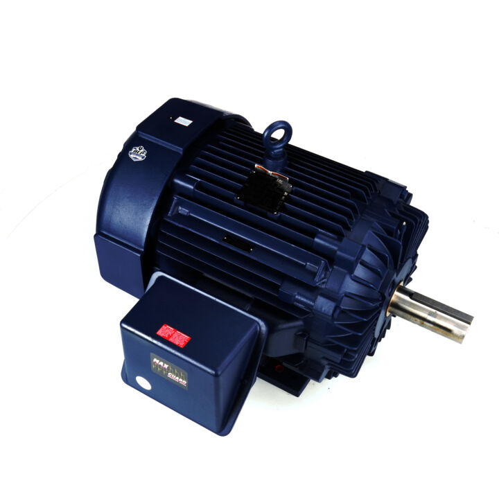 Severe Duty Motor, 200 HP, 3 Ph, 60 Hz, 460 V, 1800 RPM, 445T Frame, TEFC