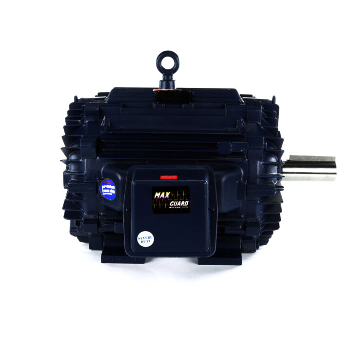 Severe Duty Motor, 125 & 100 HP, 3 Ph, 60 & 50 Hz, 460 & 380 V, 1800 & 1500 RPM, 444TV Frame, TEAO