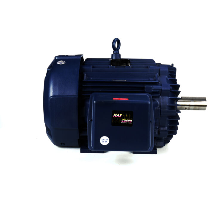 Severe Duty Motor, 200 HP, 3 Ph, 60 Hz, 460 V, 1800 RPM, 445T Frame, TEFC