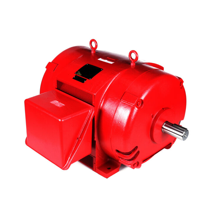 Fire Pump Motor, 200 & 150 HP, 3 Ph, 60 & 50 Hz, 460 & 380 V, 1800 & 1500 RPM, 445TS Frame, DP