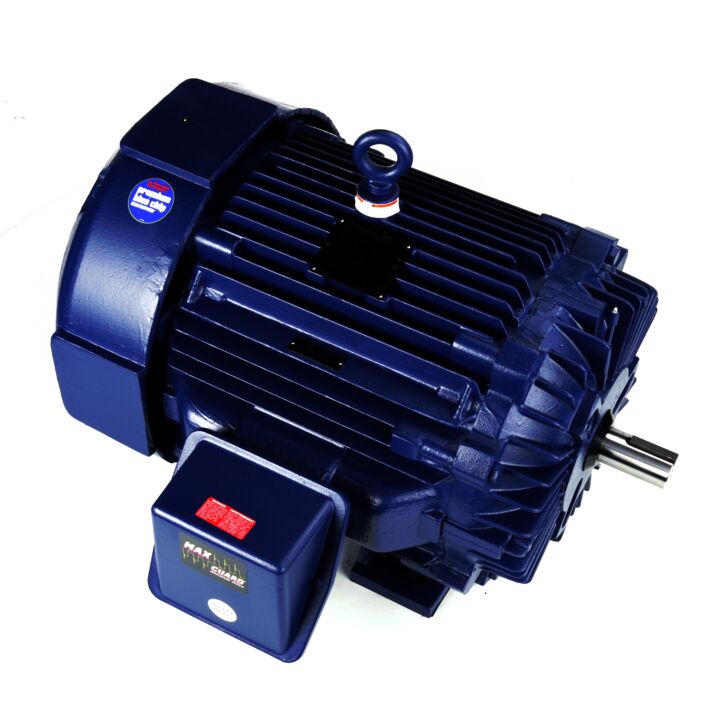 Severe Duty Motor, 150 HP, 3 Ph, 60 Hz, 460 V, 3600 RPM, 445TS Frame, TEFC