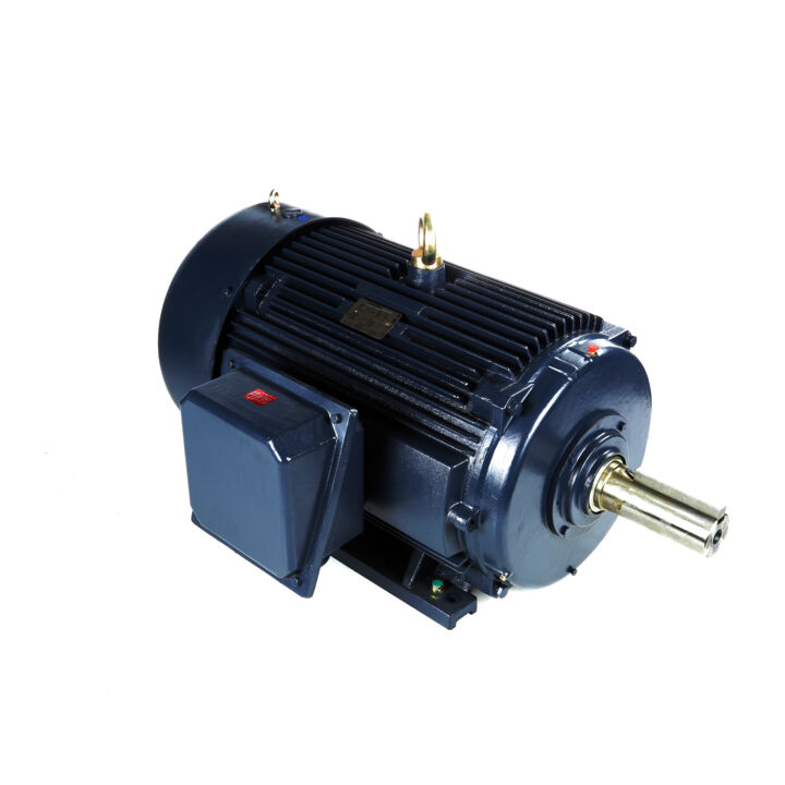 Crusher Duty Motor, 150 & 125 HP, 3 Ph, 60 & 50 Hz, 460 & 380 V, 1800 & 1500 RPM, 445T Frame, TEFC