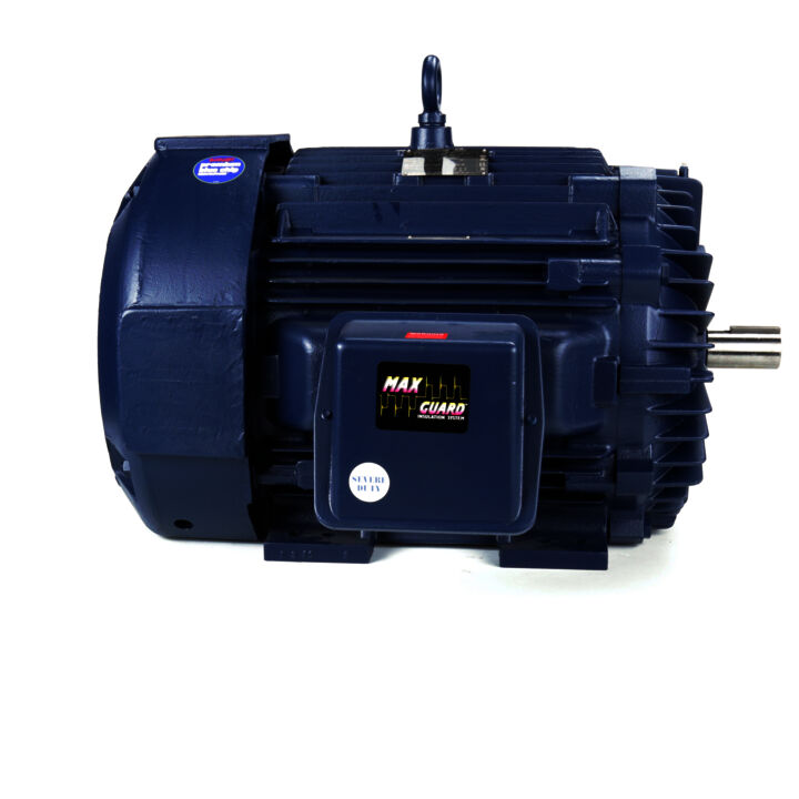 Severe Duty Motor, 200 HP, 3 Ph, 60 Hz, 460 V, 3600 RPM, 445TS Frame, TEFC