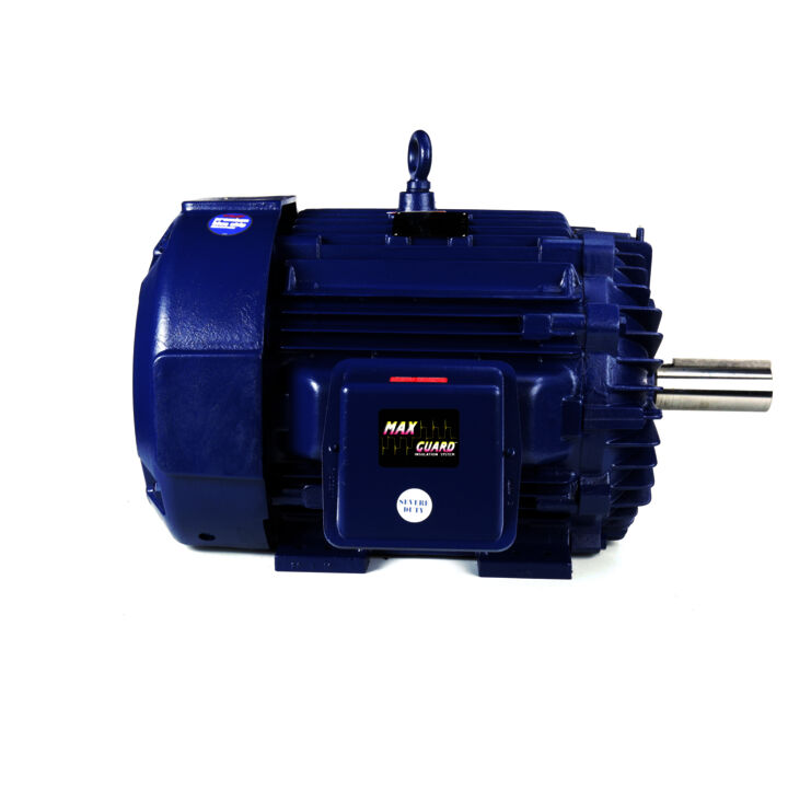 Severe Duty Motor, 125 HP, 3 Ph, 60 Hz, 460 V, 1200 RPM, 445T Frame, TEFC