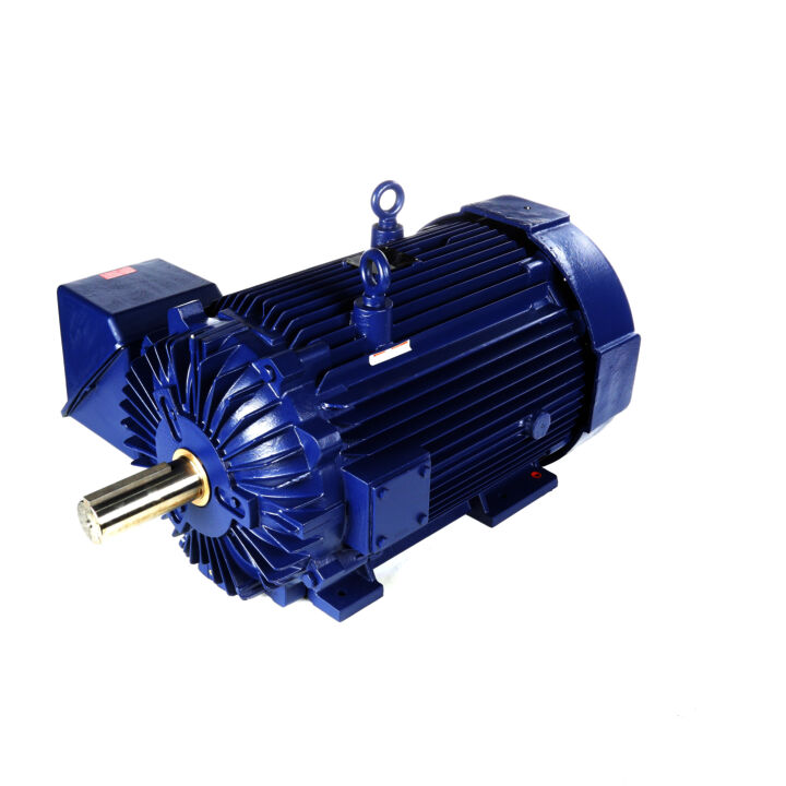 Severe Duty Motor, 250 HP, 3 Ph, 60 Hz, 460 V, 1800 RPM, 449T Frame, TEFC