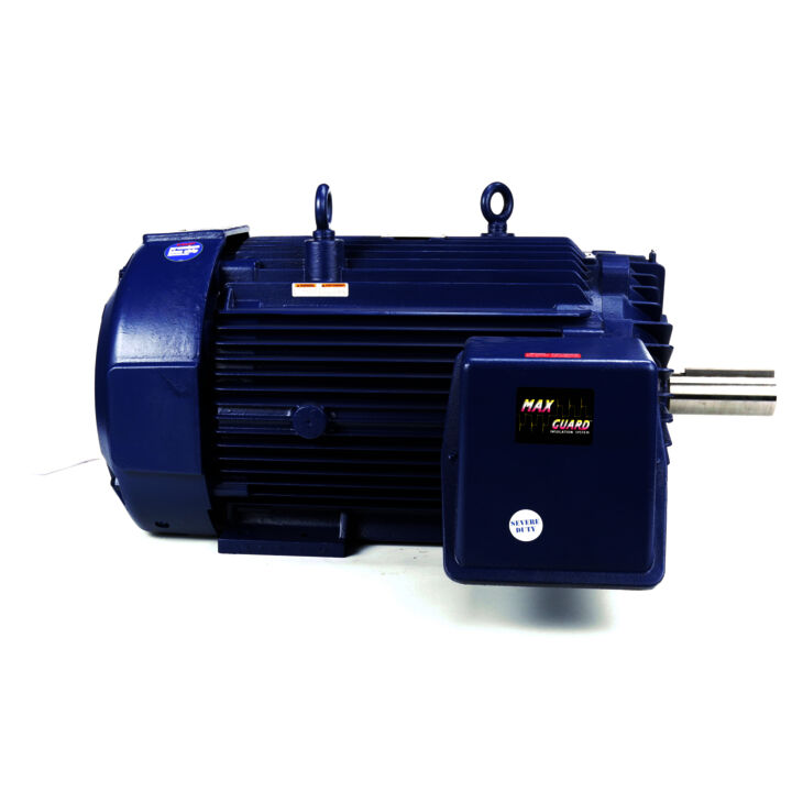 Severe Duty Motor, 200 HP, 3 Ph, 60 Hz, 460 V, 1200 RPM, 449T Frame, TEFC