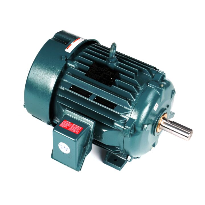 Severe Duty Motor, 25 HP, 3 Ph, 60 Hz, 460 V, 1800 RPM, 284T Frame, TEFC