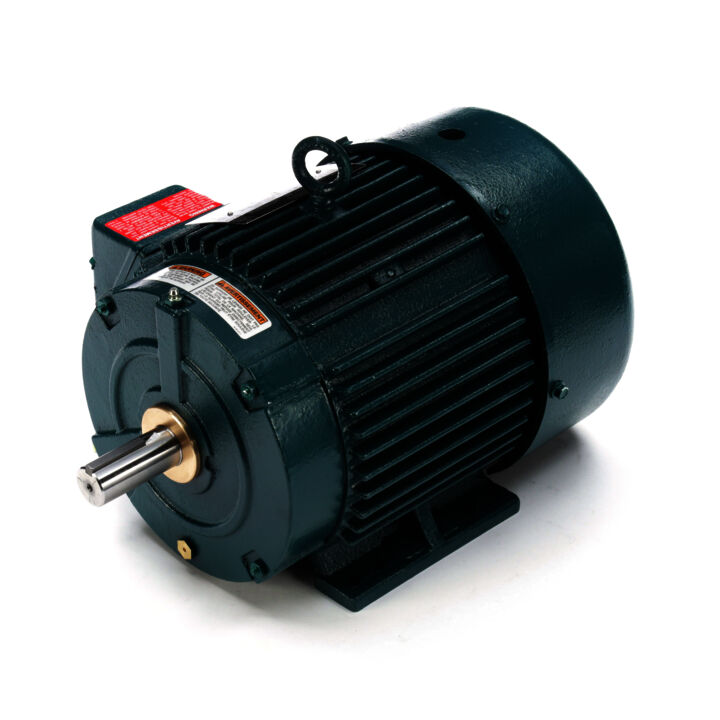 Severe Duty Motor, 5 HP, 3 Ph, 60 Hz, 460 V, 1800 RPM, 184T Frame, TEFC