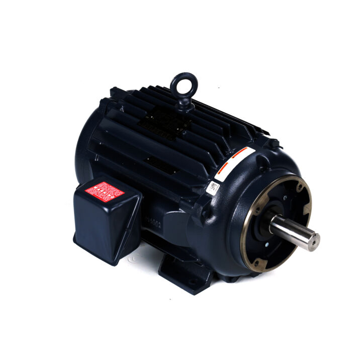 Encoder Motor, 20 HP, 3 Ph, 60 Hz, 230/460 V, 1800 RPM, 256TC Frame, TENV