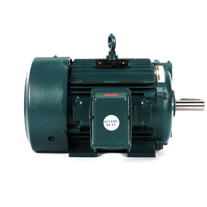 Severe Duty Motor, 20 HP, 3 Ph, 60 Hz, 460 V, 1800 RPM, 256T Frame, TEFC