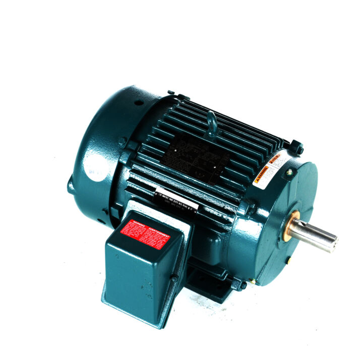 Severe Duty Motor, 10 HP, 3 Ph, 60 Hz, 460 V, 1800 RPM, 215T Frame, TEFC