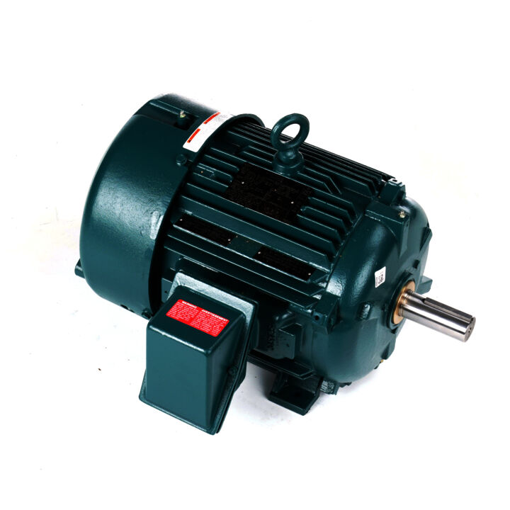 Severe Duty Motor, 15 HP, 3 Ph, 60 Hz, 460 V, 3600 RPM, 254T Frame, TEFC