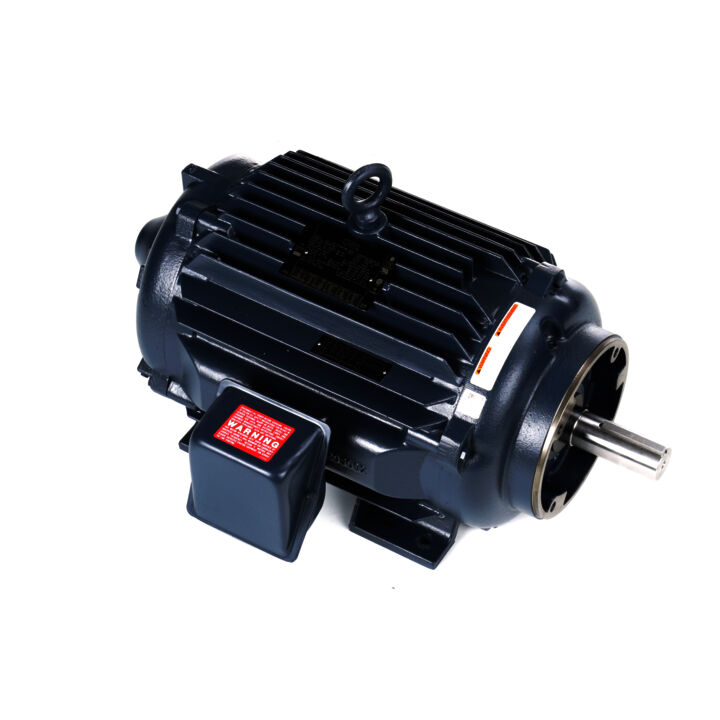 Encoder Motor, 20 HP, 3 Ph, 60 Hz, 230/460 V, 1800 RPM, 256TC Frame, TENV