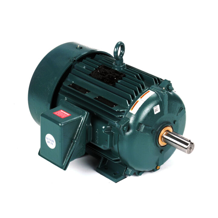 Severe Duty Motor, 20 HP, 3 Ph, 60 Hz, 460 V, 1800 RPM, 256T Frame, TEFC