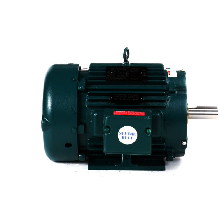 Severe Duty Motor, 7.50 HP, 3 Ph, 60 Hz, 460 V, 1800 RPM, 213T Frame, TEFC