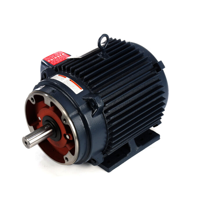 Encoder Motor, 7.50 HP, 3 Ph, 60 Hz, 230/460 V, 1800 RPM, 213TC Frame, TENV