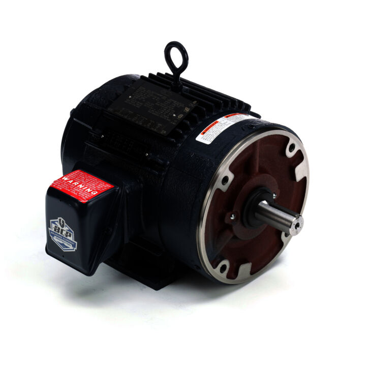 Encoder Motor, 3 HP, 3 Ph, 60 Hz, 230/460 V, 1800 RPM, 182TC Frame, TENV