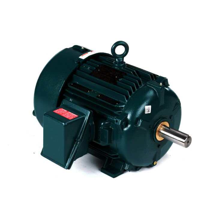 Severe Duty Motor, 15 HP, 3 Ph, 60 Hz, 460 V, 3600 RPM, 254T Frame, TEFC