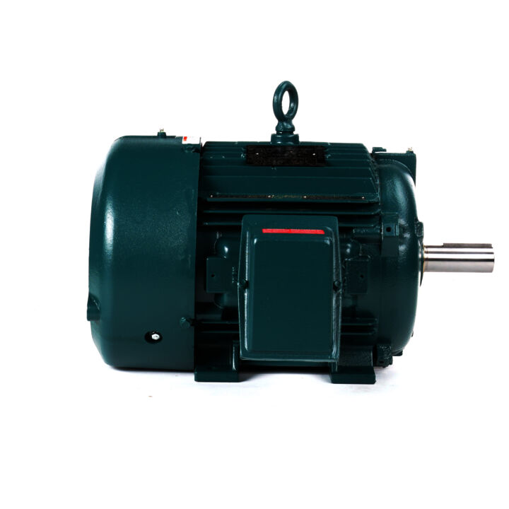 Severe Duty Motor, 15 HP, 3 Ph, 60 Hz, 460 V, 3600 RPM, 254T Frame, TEFC