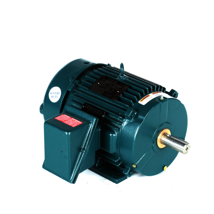 Severe Duty Motor, 10 HP, 3 Ph, 60 Hz, 460 V, 1800 RPM, 215T Frame, TEFC