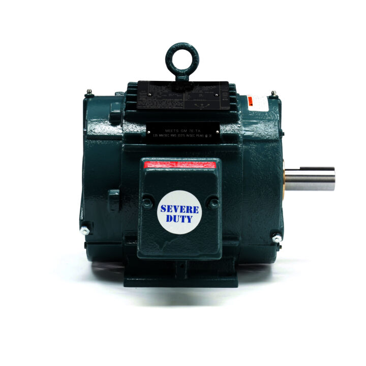 Severe Duty Motor, 3 HP, 3 Ph, 60 Hz, 460 V, 1800 RPM, 182T Frame, TENV