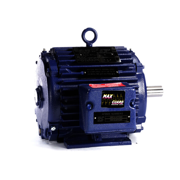 Severe Duty Motor, 1.50 HP, 3 Ph, 60 Hz, 460 V, 1200 RPM, 182T Frame, TENV