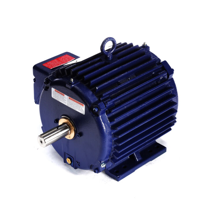 Severe Duty Motor, 1.50 HP, 3 Ph, 60 Hz, 460 V, 1200 RPM, 182T Frame, TENV