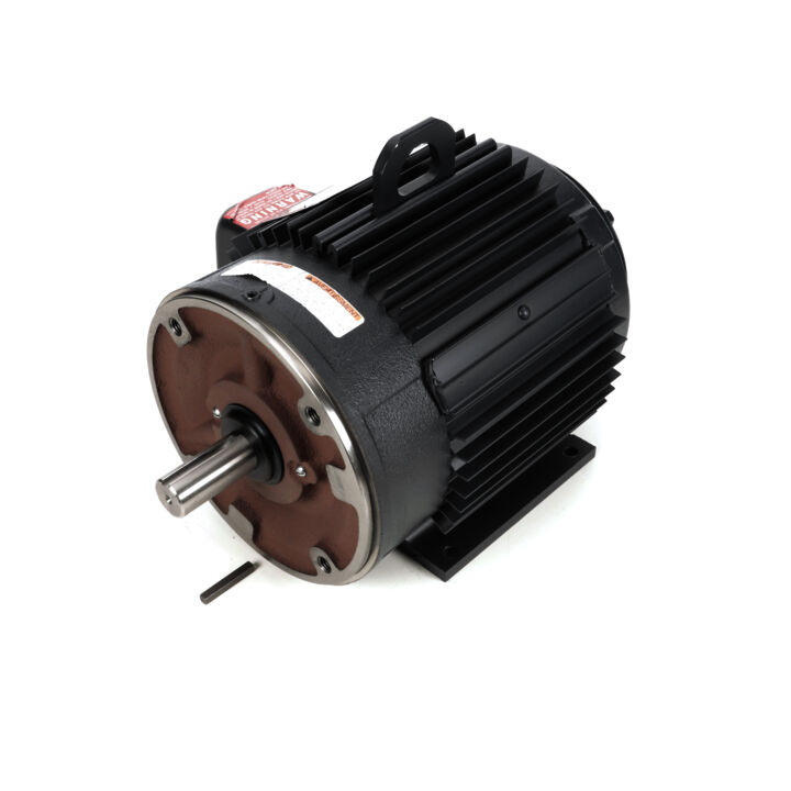 Speed Ratio Motor, 2 HP, 3 Ph, 60 Hz, 230/460 V, 1200 RPM, 184TC Frame, TENV