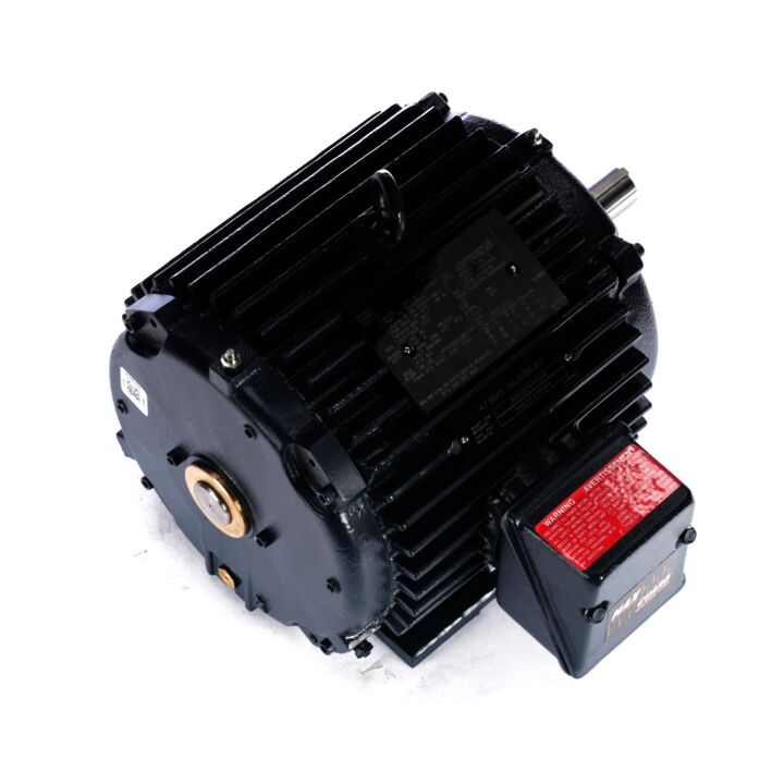 Severe Duty Motor, 3 HP, 3 Ph, 60 Hz, 230/460 V, 1800 RPM, 182T Frame, TEAO