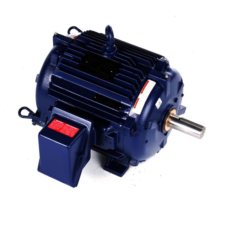 Severe Duty Motor, 15 HP, 3 Ph, 60 Hz, 230/460 V, 1800 RPM, 254TV Frame, TEAO