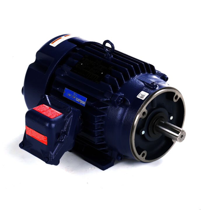 Explosion Proof Motor, 7.50 & 5 HP, 3 Ph, 60 & 50 Hz, 230/460 & 190/380 V, 3600 & 3000 RPM, 213TC Frame, EPFC