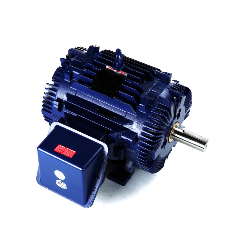 Severe Duty Motor, 60 HP, 3 Ph, 60 Hz, 230/460 V, 1800 RPM, 364TV Frame, TEAO