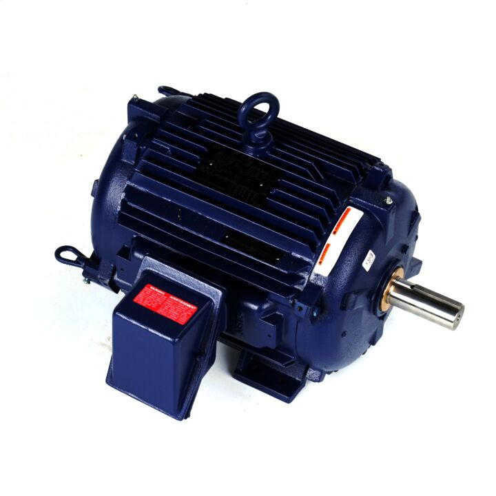 Severe Duty Motor, 20 HP, 3 Ph, 60 Hz, 230/460 V, 1800 RPM, 256TV Frame, TEAO