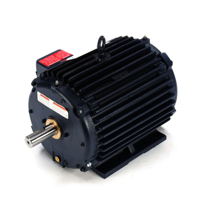 Severe Duty Motor, 5 HP, 3 Ph, 60 Hz, 230/460 V, 1800 RPM, 184T Frame, TEAO