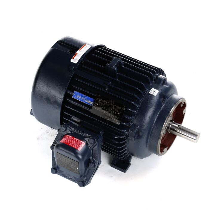 Explosion Proof Motor, 15 & 10 HP, 3 Ph, 60 & 50 Hz, 230/460 & 190/380 V, 3600 & 3000 RPM, 254TC Frame, EPFC