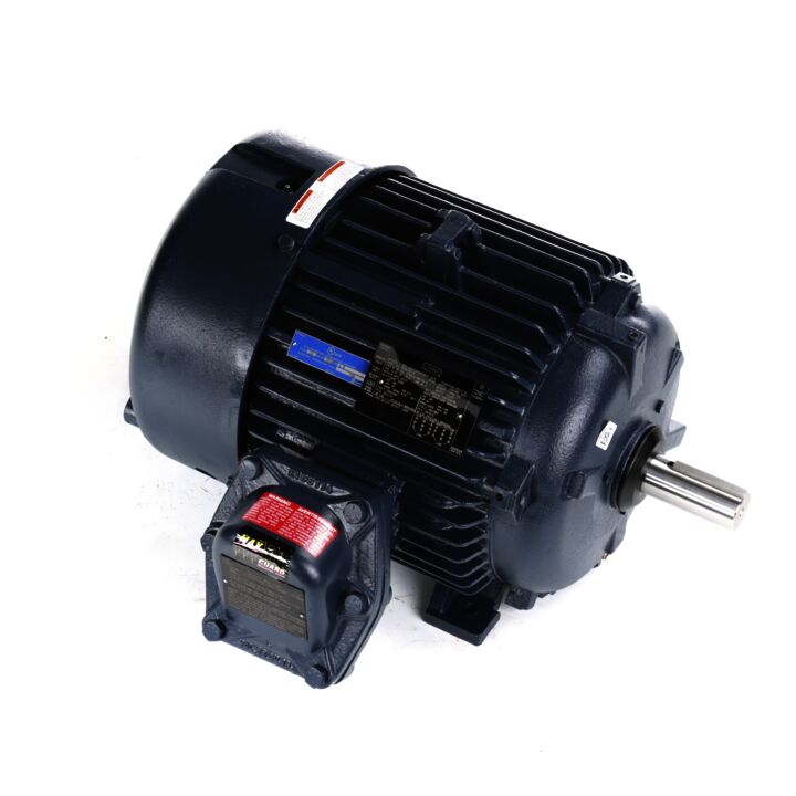 Explosion Proof Motor, 15 & 10 HP, 3 Ph, 60 & 50 Hz, 230/460 & 190/380 V, 3600 & 3000 RPM, 254T Frame, EPFC