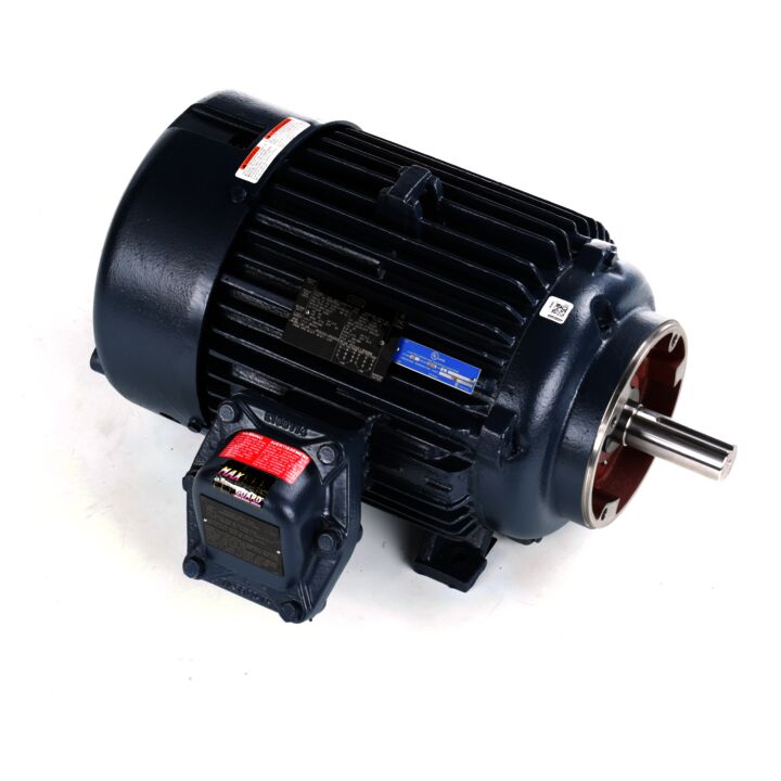 Explosion Proof Motor, 20 & 15 HP, 3 Ph, 60 & 50 Hz, 230/460 & 190/380 V, 1800 & 1500 RPM, 256TC Frame, EPFC