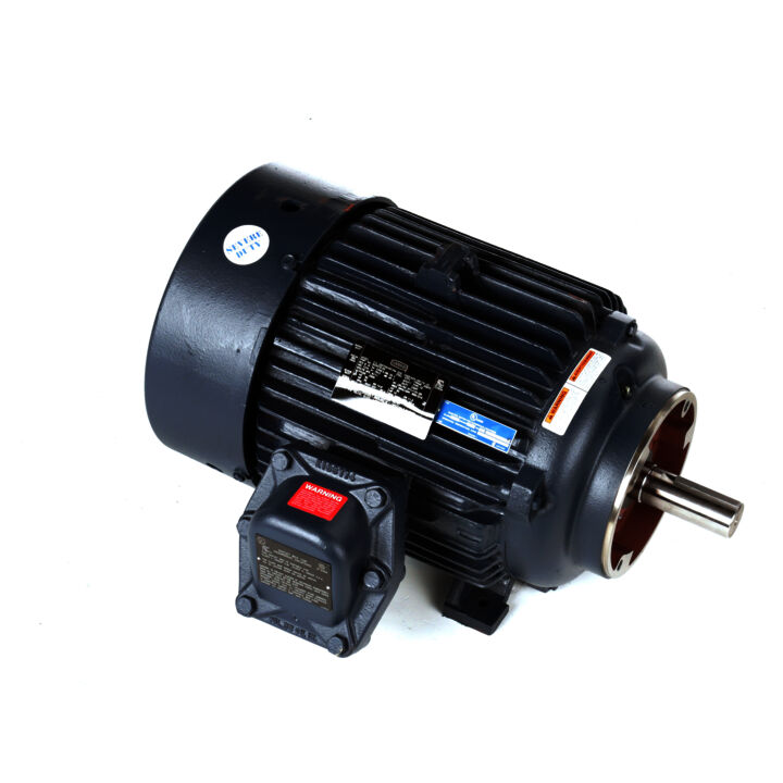 Explosion Proof Motor, 20 & 15 HP, 3 Ph, 60 & 50 Hz, 230/460 & 190/380 V, 3600 & 3000 RPM, 256TC Frame, EPFC