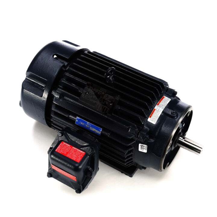 Explosion Proof Motor, 10 & 7.50 HP, 3 Ph, 60 & 50 Hz, 230/460 & 190/380 V, 1800 & 1500 RPM, 215TC Frame, EPFC