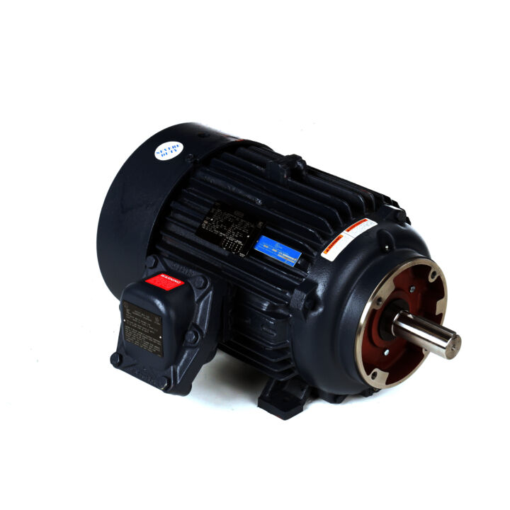 Explosion Proof Motor, 20 & 15 HP, 3 Ph, 60 & 50 Hz, 230/460 & 190/380 V, 3600 & 3000 RPM, 256TC Frame, EPFC