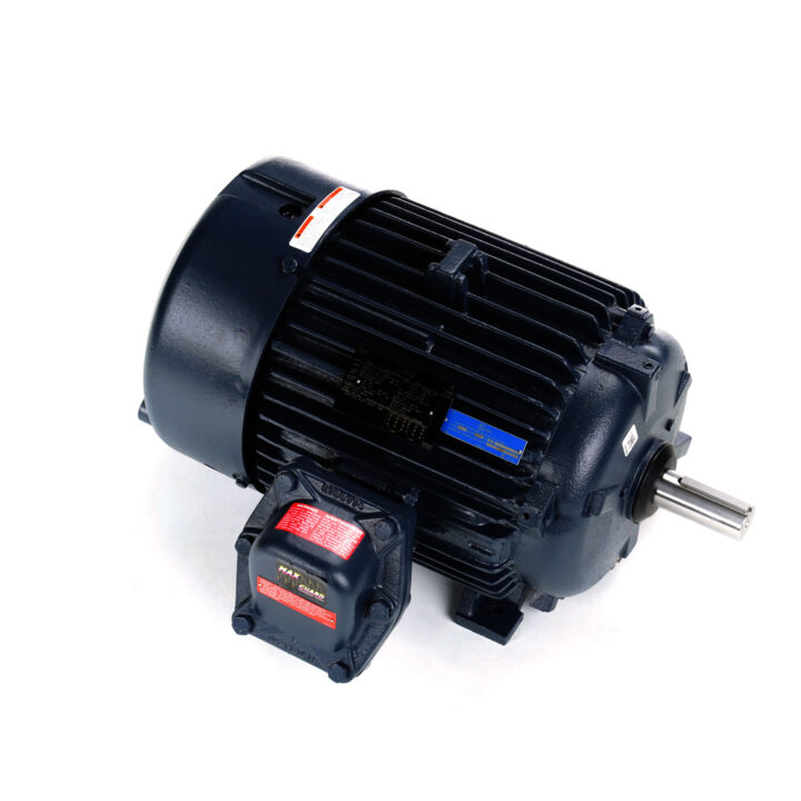 Explosion Proof Motor, 20 & 15 HP, 3 Ph, 60 & 50 Hz, 230/460 & 190/380 V, 1800 & 1500 RPM, 256T Frame, EPFC