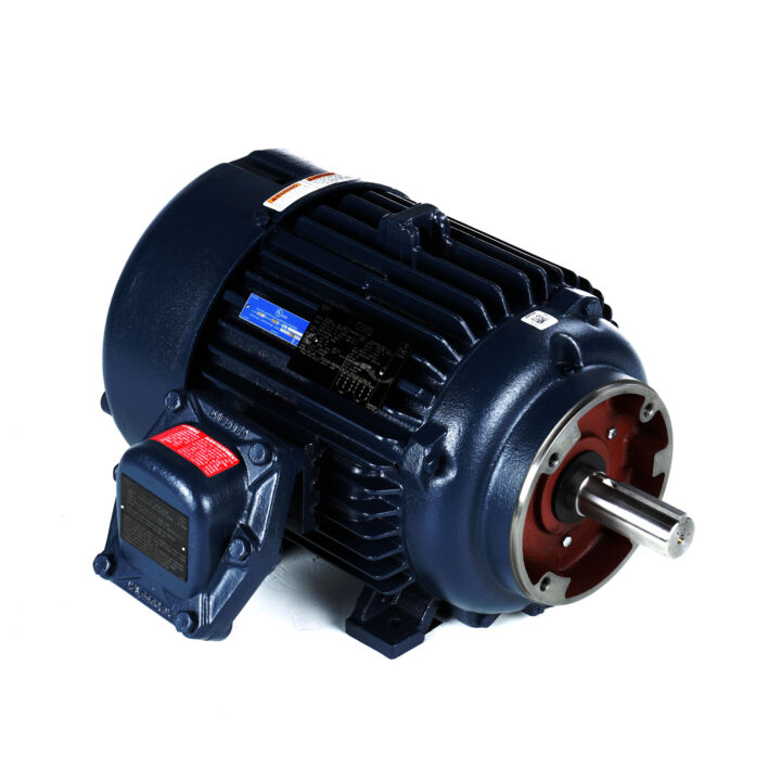 Explosion Proof Motor, 15 & 10 HP, 3 Ph, 60 & 50 Hz, 230/460 & 190/380 V, 1800 & 1500 RPM, 254TC Frame, EPFC