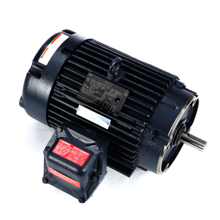 Explosion Proof Motor, 5 HP, 3 Ph, 60 Hz, 230/460 V, 3600 RPM, 184TC Frame, EPFC